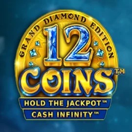 12 Coins Grand Diamond Edition online game logo by Wazdan on kingmakercasinos-es.com