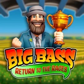 Big Bass Return to the Races casino game by Pragmatic Play – featured logo at Kingmaker Casino