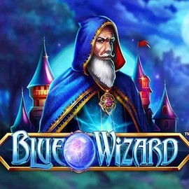 Blue Wizard logo – Slots by Quickspin at Kingmaker Casino