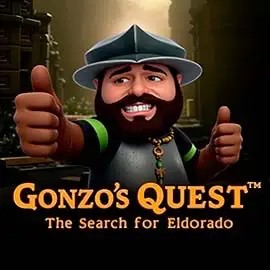 Enjoy Gonzo's Quest by NetEnt – logo hosted on kingmakercasinos-es.com
