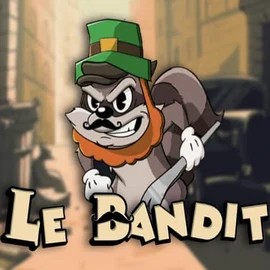 Official Slots logo: Le Bandit by Hacksaw Gaming at Kingmaker Casino
