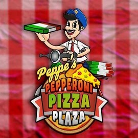 Peppe’s Pepperoni Pizza Plaza game by Pragmatic Play – logo hosted on Kingmaker Casino