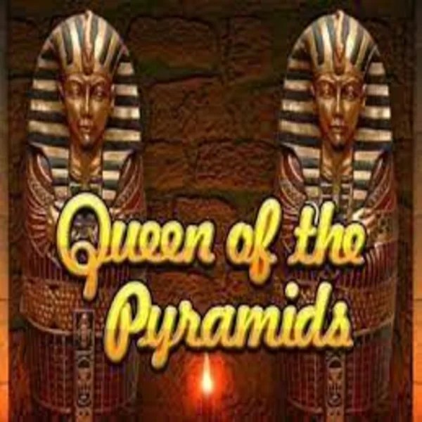Queen of the Pyramids logo by Playtech at Kingmaker Casino