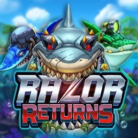 Slots logo of Razor Returns from Push Gaming at Kingmaker Casino