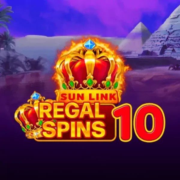 Regal Spins 10 logo by PatePlay at Kingmaker Casino