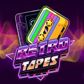Retro Tapes slot logo by Push Gaming at Kingmaker Casino